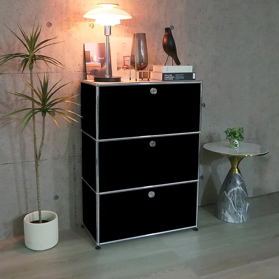 Amazon.co.jp: 【WNJAPAN】ハラー サイドボード リプロダクト 北欧 3段